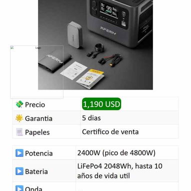 ✨️VENTA DE ESTACIONES DE ENERGÍA(tengo más)✨️ - 5/8