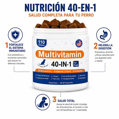 MULTIVITAMINA PARA PERROS / SABOR A POLLO - Img 126179548