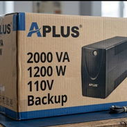 PROTEJA SU PC BACKUP UPS 2000 VA 1200 W 110V CON DOBLE BATERÍA DE 12V 9AH NUEVO EN SU CAJA - Img 55881948