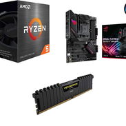 👑 Kit Elite 👑 Asus ROG Strix B550-F Gaming🔸Ryzen 5 5500🔸Corsair Vengeance 8GB (Ampliable) 📦0km - Img 54196960
