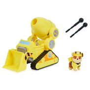 Spin Master Nickelodeon Paw Patrol The Movie Rubble Deluxe Vehicle 17 cm - Img 58335618