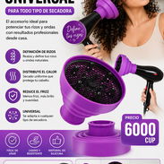 Difusor universal de silicona para todas las secadoras de pelo para definición de rizos en centro Habana - Img 56862608