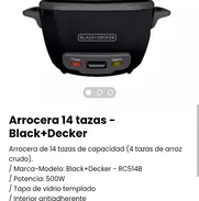 Arrocera 14 tazas-Black+Decker. Nueva - Img 49641898