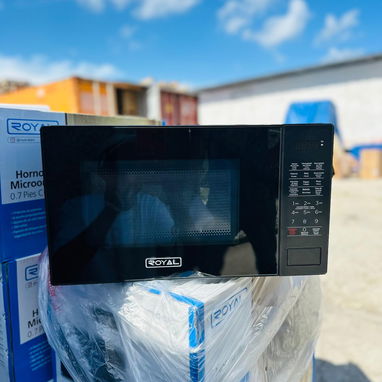 Microwave Marca Royal de 20 litros negro potencia 700w con transporte incluido $140 USD Garantía - 5/7
