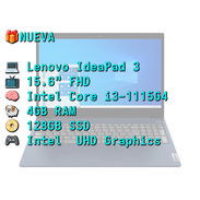 LAPTOP 🎁NUEVA📦CAJA, Lenovo IdeaPad 3 (81X80055US), 15.6" FHD Antireflejo, Intel Core i3-1115G4, 4GB RAM, 128GB SSD - Img 58040059