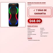 BOCINA DE 8 PULGADAS MS-2055BT . - Img 57880813
