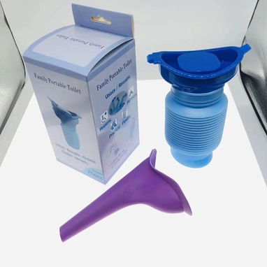 Orinal femenino silicona médica orinal embudo de pie orinal de viaje postparto postoperatorio - Img 119385051