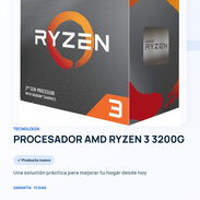 ✨ *PROCESADOR AMD RYZEN 3 3200G* - Img 56519598