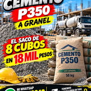 Cemento P350 en saco a granel - Img 58309569