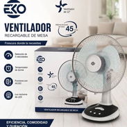 Ventilador recargable 12" EKO - Img 57332174