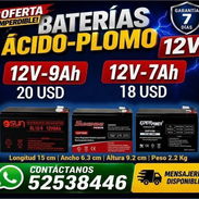 BATERIA DE ACIDO-PLOMO 12V 9AH - Img 58436563