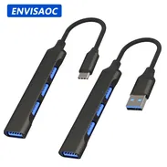 Hub USB-C 3.0 Alta Velocidad – 4 Puertos – Macbook, PC - Img 55768621