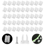 Grapas para neon flex con sus tornillos. Trae 200 - Img 55388342