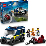 Lego city 60479 50.00 usd  Policia carro y moto 198pzs - Img 58080863