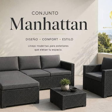 Juegos de exterior/ mueble de terraza rattan original (M.U) - Img 124103318