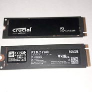 🚀 SSD Crucial P3 NVMe 500GB – NUEVO 🔥 FUERA DE CAJA  ✅ Características: - Formato M.2 2280 - Interfaz PCIe Gen3 x4 NVM - Img 56056787