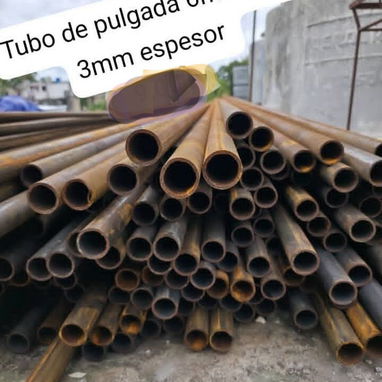 Planta de gasolina, tubo galvanizado y de hierros, Purle,.perfiles y angulares y tejas. - Img 121025435