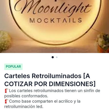 Carteles personalizados - Img 125283506