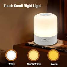 🌙💡 LÁMPARA DE NOCHE LED RECARGABLE – CONTROL TÁCTIL Y 3 COLORES 🔋✨ - 5/10