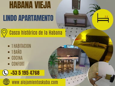 Lindo apartamento de una habitación en La Habana.  Llama AK 50740018 - Img main-image