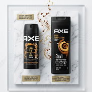 🏆Combo Axe Dark Temptation Edición Limitada FIFA: Desodorante Spray + Gel de Ducha 3 en 1 (Cuidado Élite) - Img 55831219