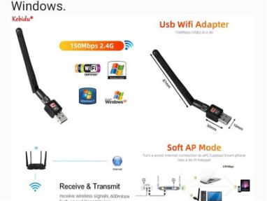 Adaptador Wifi USB de 150Mbps - Img main-image-45645003