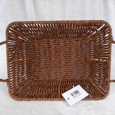 Cesta tipo Mimbre | Decorativa y Versátil - 2/3