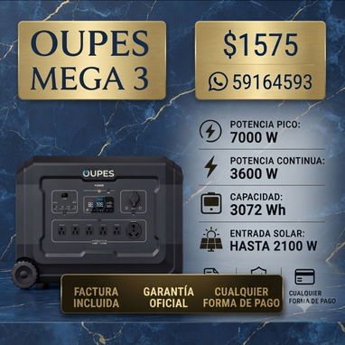 🔥 ¡REBAJAS hasta el miércoles! ⚡ OUPES, ECOFLOW, BLUETTI y DJI. 💥 ¡Precios especiales por tiempo limitado! - 8/10