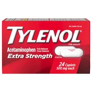TYLENOL Acetaminofeno Extra Strength 500 mg comprimidos 24 cada uno - Img 54924793