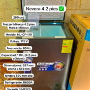 Freezer Milexus 4.2 pies - Img 57700687