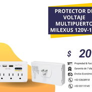 Protector de voltaje Milexus multipuertos 120V - 15 A - Img 53129816