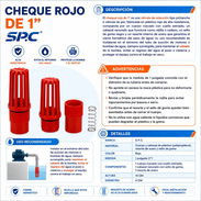 🔴 CHEQUE ROJO DE 1'' S.P.C - Img 56686350