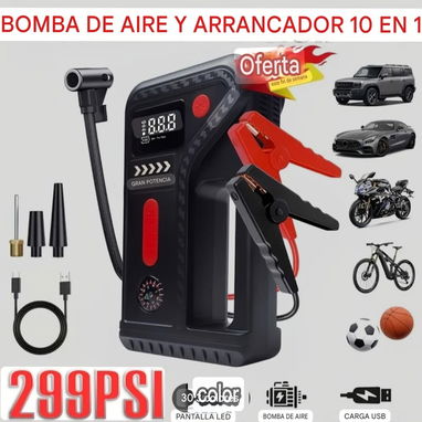 Cargador/Arrancador de Batería, inflador de neumáticos 15000A - Img 116543203