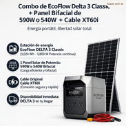 Combo Solar con Estación de Energía Ecoflow Delta 3 Classic - Precio: 880 USD - Img 57783809