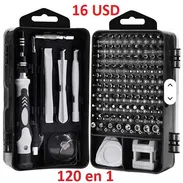 H120 Vendo kit de destornilladores desarmadores 24 en 1, 21 en 1, 32 en 1, 120 en 1 - Img 56659901