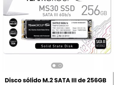 Disco externo Disco interno para laptop/ Disco sólido SATA/ Disco SSD M2/ Disco solido NVMe/ Cajita de disco/ Docking - Img 60770433