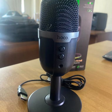 Hoco L25 Bright - Micrófono USB de escritorio con monitorización y silencio con un clic* - 6/9