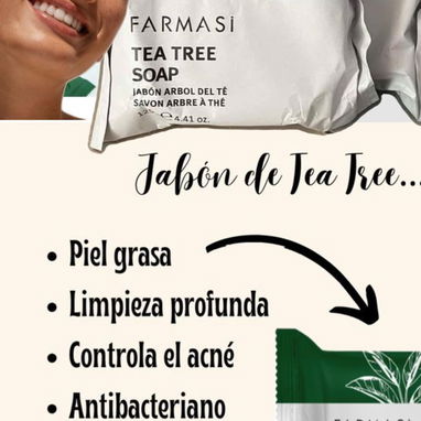 đ JABĂN TEA TREE FARMASI (ORGĂNICO) â CONTROL ACNĂ Y GRASA đ - Img 121093604