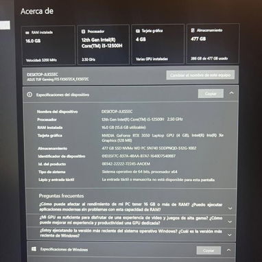 *VENDO O CAMBIO POR XBOX SERIES X*❗❗❗ Laptop Gamer - ASUS TUF F15 - Img 125463060