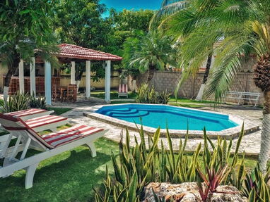 👋⛱️⛱️3 habitaciones de lujo con piscina en renta a solo 3 cuadras de la playa de Guanabo. Whatssap 52 95 94 40 - Img 62269631
