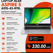 Laptop Acer Aspire 5 A515-43-R19L Ryzen 3 8GB 128GB SSD + 500GB | 15.6” FHD en La Habana - Img 55043557