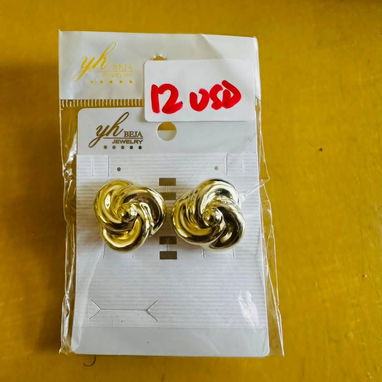 Aretes laminado en oro 14 - 9/10