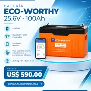 🔋 Batería ECO-WORTHY 25,6 V – 100 Ah | 590 USD nueva en caja - Img 58421449