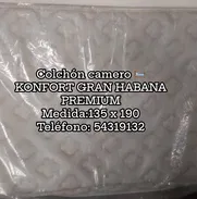 Colchón Camero Marca KONFORT HABANA PREMIUM - Img 49764074