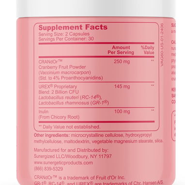Probiótico Vaginal Sunergetic (60 cápsulas) - 7/8