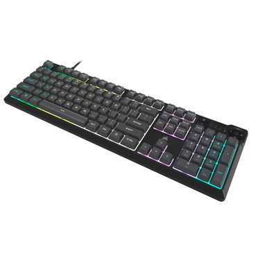 ⌨️🔥 TECLADO GAMING CORSAIR K55 CORE RGB USB TAMAÑO COMPLETO ANTIDERRAMES CONTROLES MULTIMEDIA ENVÍO DISPONIBLE-GARANTÍA - Img 118996067