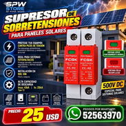 PROTECTOR DE SOBRETENSIONES DC 500V – PARA SISTEMAS SOLARES ecoflow - Img 57645451
