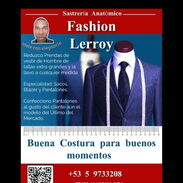 FASHION LERROY SASTRERÍA ANATÓMICO, DISEÑO, REDUCCIÓN DE TALLAS, PATRONAJE Y CONFECCIÓN - Img 45423484