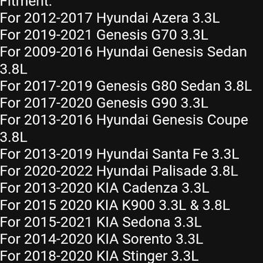 Kit distribución Kia Hyundai santa fé Sorento azera Genesis motor 3.3 3.8 - Img 102143442
