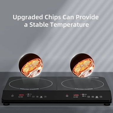 ☎️53544655 🛵 Entrega Disponible ⭐Cocina Eléctrica XKitchen 3000W – Doble Inducción ⭐ - 5/9